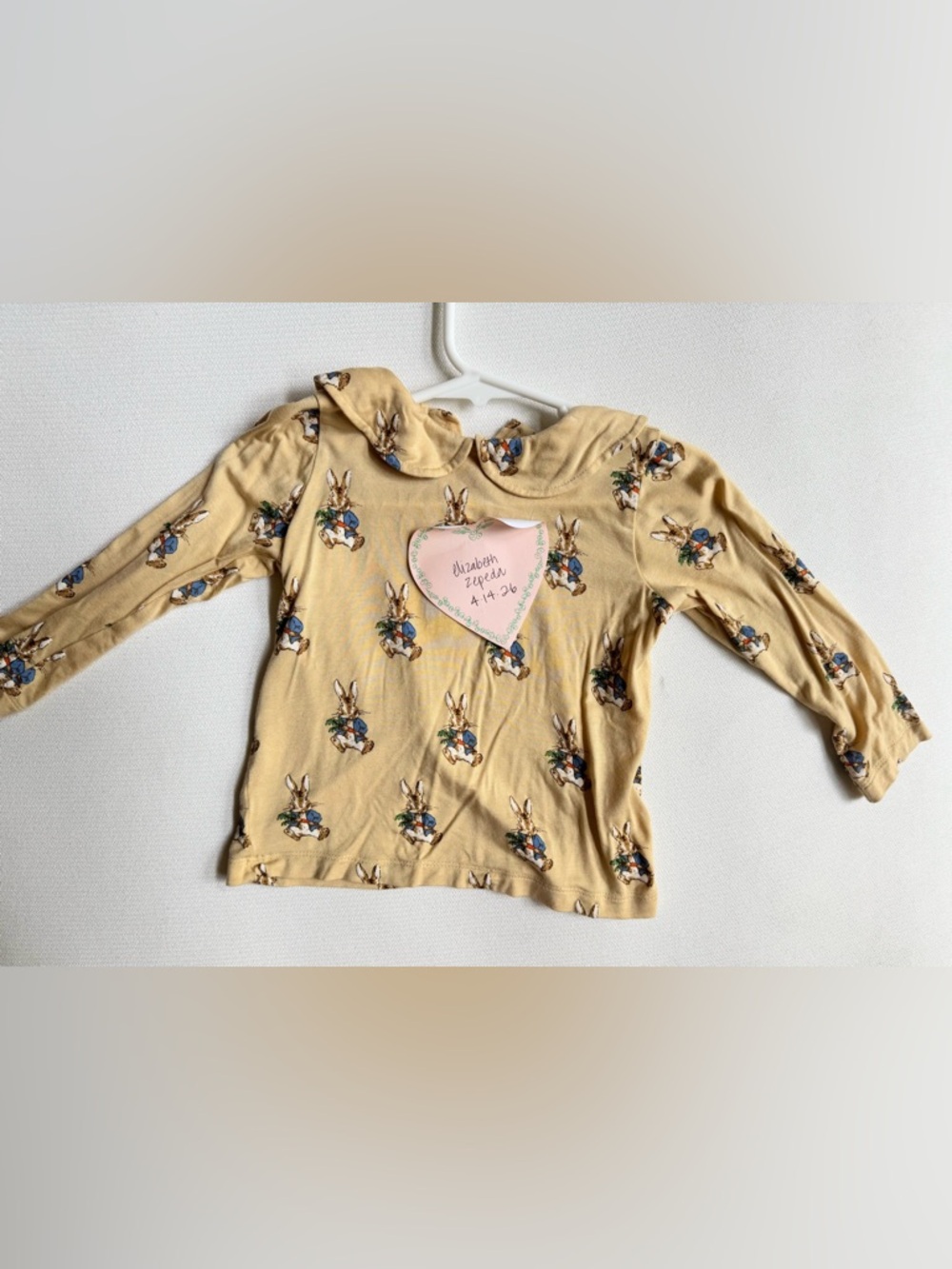 Kate Quinn Peter Rabbit long sleeve top